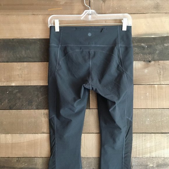 Athleta Dobby Hybrid Crop Leggings - Picture 2 of 8